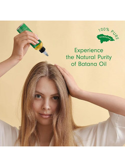 NOUELV Batana Oil - Έλαιο Θρέψης & Ανάπτυξης Μαλλιών 118ml | 100% Φυσικό Λάδι για Πυκνότητα, Λάμψη & Επανόρθωση