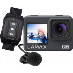 Lamax-Electronics X9.2 Action Camera 4K Ultra HD με Οθόνη 2" Μαύρη