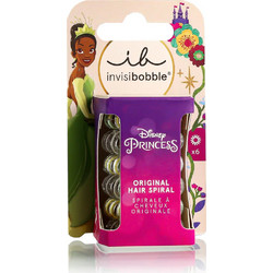 Invisibobble Disney Princess Tiana Λαστιχάκι για τα μαλλιά για παιδιά Σετ
