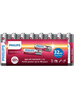 Philips Power Alkaline AA 32τμχ