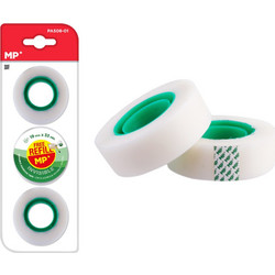 MP κολλητική ταινία Invisible PA508-01, 19mm, 33m, διάφανη, 3τμχ