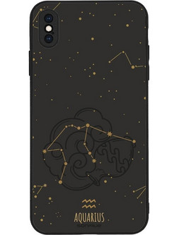 Sonique Zodiac Series Aquarius Back Cover (iPhone XS Max)