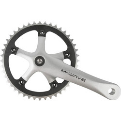 M-WAVE ΔΙΣΚΟΒΡΑΧΙΟΝΑΣ SINGLE SPEED 1/2x1/8 165mm 44T 350379 350640 Μαύρο