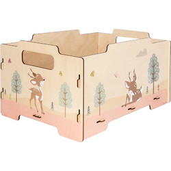 Κουτιά Αποθήκευσης Παιδικά Loving Deer 5270 (Σετ 2τμχ) 26,5x34,5x18,5cm Multi Ango Ξύλο