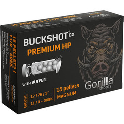 Gorilla Target Lock Premium HP Magnum Φυσίγγια Δράμια 12Cal 25mm 15βολα 5τμχ