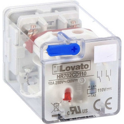Ρελέ Τύπου Λυχνίας 8-Πόλων Με LED Σειράς HR7X 2 C/O 10A 250VAC/30VDC Τάση Πηνίου 110VDC