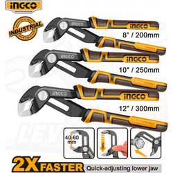 INGCO HPPS38318 ΓΚΑΖΟΤΑΝΑΛΙΕΣ ΡΥΘΜΙΖΟΜΕΝΕΣ (Fast Adjustment) Σετ 3 τεμ