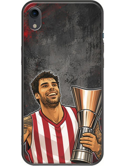 Θήκη Kings of Europe Legends - Saint George iPhone XR Black TPU (Μαύρη Σιλικόνη)
