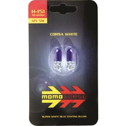 Λάμπα H151 5W T10 Χωρίς Κάλυκα Super White 2τμχ Momo - 909.LAMCORW5H151
