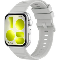 Techsuit W082 Λουράκι Σιλικόνης Grey (Huawei Watch Fit 3 / Fit 4 / Fit 4 Pro / Fit 5 / Fit 5 Pro)