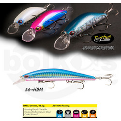 Rapture Coastmaster Τεχνητό Δόλωμα Ψαράκι 12cm 18.5gr HBM Holo Blue Mackerel