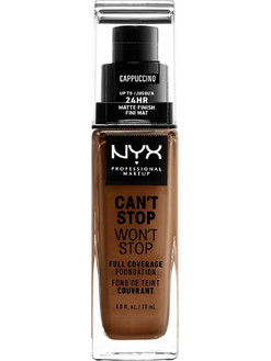 Nyx Can't Stop Won't Stop Full Coverage Cappuccino Liquid Foundation 30ml