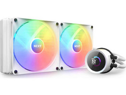 NZXT Kraken 280 White Υδρόψυξη CPU 140mm RGB για Socket 115x / AM4 / TR4 / 1200 / sTRX4 / 1700 / AM5