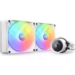 NZXT Kraken 280 White Υδρόψυξη CPU 140mm RGB για Socket 115x / AM4 / TR4 / 1200 / sTRX4 / 1700 / AM5