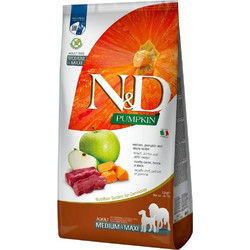 Farmina N&D Pumpkin Gain Free Adult Medium & Maxi with Venison, Pumpkin & Apple 12kg