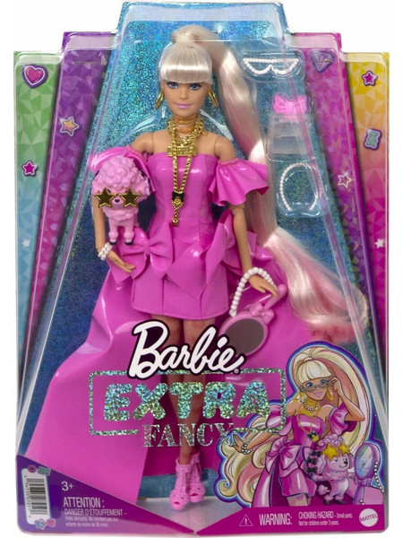 Mattel Barbie Extra Fancy Pink Plastic