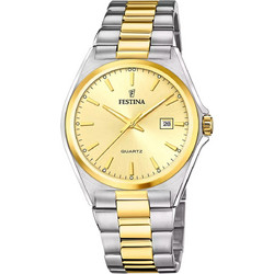 Festina Ανδρικό Ρολόι με Χρυσό Μεταλλικό Μπρασελέ F20554/3
