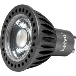 kelvo(R) KYRON DTW 36 KLV-103-0013 Σποτ GU10 MR16 LED 7W 770lm CRI (Ra) 90 36 AC 220-240V IP20 Θερμό Λευκό Dimmable με λειτουργία Dim-to-Warm 3000K-1800K - Bridgelux COB Chip - Γκρι Ανθρακί Ματ - Μ5 x