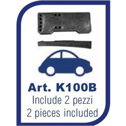 K39 K39-K100B ΑΠΟΣΤΑΤΗΣ (ΤΑΚΟΣ) ΥΨΟΥΣ/ΕΥΘΥΓΡΑΜΜΙΣΗΣ ΓΙΑ ΜΠΑΡΕΣ ΟΡΟΦΗΣ Κ39 (ΣΕ ΚΥΡΤΕΣ ΟΡΟΦΕΣ) - 2 ΤΕΜ