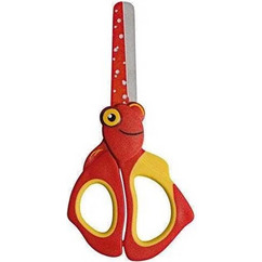 Wedo 73 6001 School Office Scissors Universal Straight Cut Red Yellow