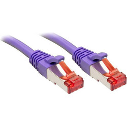 Lindy S/FTP Cat.6 Καλώδιο Δικτύου Ethernet 1m Violet