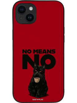 Sonique Men's Edition Back Cover με Σχέδιο «No Means No» (iPhone 14 Plus)