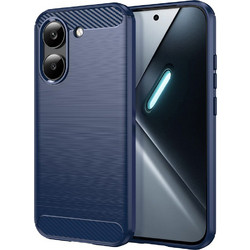 Techsuit Carbon Shield Pro Back Cover Blue (Xiaomi Poco X8 Pro)