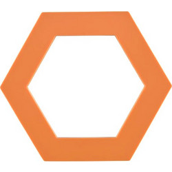 Zone Denmark Σουπλά Για Ζεστά Σκεύη Σιλικόνης 16x14 - Bold Orange
