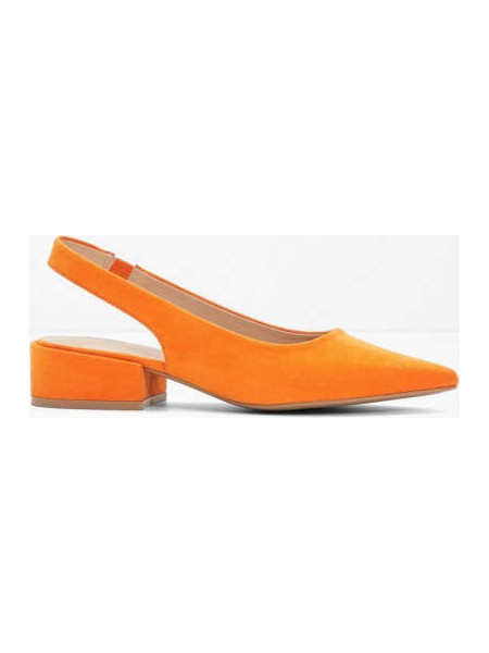 Γόβες slingback με χαμηλό τακούνι