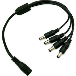 Feme Connector σε 4x Male Connector 5.5*2.1 GloboStar 77552
