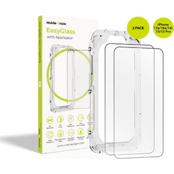 Προστατευτικό Οθόνης Mobile Origin EasyGlass with Applicator για iPhone 13 / 13 Pro / 14 / 16e / 17e 2-Pack