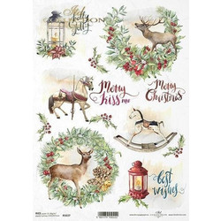 Ριζόχαρτο Christmas 21x29.7εκ. (ITD-R1637)