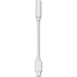 2GO Μετατροπέας Lightning male σε 3.5mm female Λευκό (797140) 797140