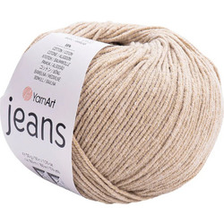 Νήμα Πλεξίματος Jeans για Καλοκαιρινά Πλεκτά 55% βαμβάκι και 45% ακρυλικό 50gr 160mtr. σε Μπεζ 48 1τεμ