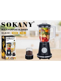 Sokany SK-JB-181 Μπλέντερ για Smoothie 1.5lt 500W