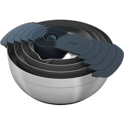 Μπωλ Ανάμειξης Με Μεζούρες Nest 95032 (Σετ 9Τμχ) Inox Joseph Joseph Ανοξείδωτο Ατσάλι