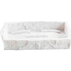 Douceur d'interieur Σαπουνοθήκη Stony 14.1x9.9x2.2cm Λευκό 365800262