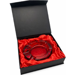 Raw Ruby Thick Ashstray with Giftbox