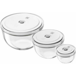 Σετ Γυάλινα Δοχεία Τροφίμων Fresh & Save Zwilling με καπάκια και χωρητικότητα 0.35lt, 1.75lt, 4lt - 3 τεμάχια 1031016