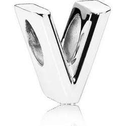 Ασημένιο 925 Charm Γράμμα V (C1387)
