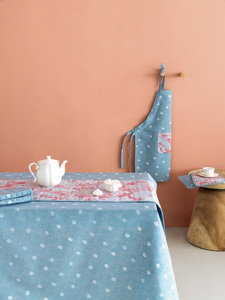 Τραπεζομάντηλο 140x220 - Palamaiki - kitchen Collection - TAT13 - Γαλάζιο
