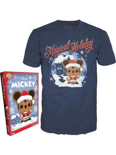 Funko Boxed Tees: Disney Holiday - Santa Mickey (M)