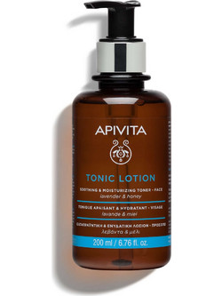 Apivita Lavender & Honey Ενυδατική Λοσιόν Τόνωσης Προσώπου 200ml