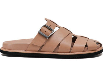 KMB Cecily Fisherman Sandals Leather Nude