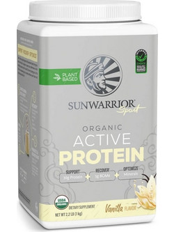 Sunwarrior Active Vanilla Φυτική Πρωτεΐνη Γράμμωσης Χωρίς Λακτόζη & Γλουτένη 1kg