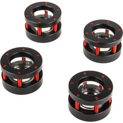 MONSOON CHAIN GUN HARDLINE FITTING 16/13MM 4-PACK RED