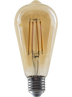 FILAMENT LED ΚΕΧΡΙΜΠΑΡΙ STEP-DIM ST64 8W ΚΕΧΡΙΜΠΑΡΙ 2700K 230V AC 920LM RA80 30000HRS 360 1xE27 / CONDI8WWAMSD
