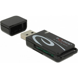 DeLOCK 91602 Card Reader USB-A 2.0 για SD / microSD