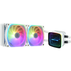 Enermax AquaFusion ADV 240 White Υδρόψυξη CPU 120mm ARGB για Socket AM2 / AM2+ / AM3 / AM3+ / FM1 / FM2 / 775 / 115x / 1366 / 2011 / 2066 / 2011-3 / AM4 / FM2+ / 1200 / 1700