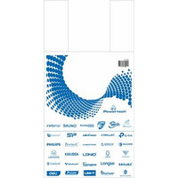 UNBRANDED Σακούλα εμπορευμάτων τύπου φανελάκι PT-1524, 30x60cm, νάιλον, 20τμχ